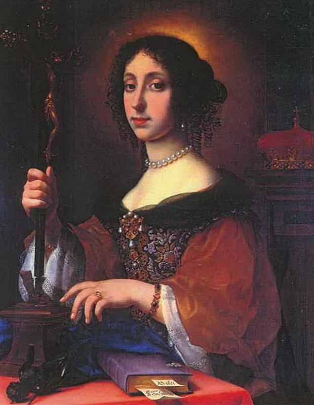 Ritratto di Claudia Felicita d'Austria - Galleria Palatina & Appartamenti Reali di Palazzo Pitti, Firenze